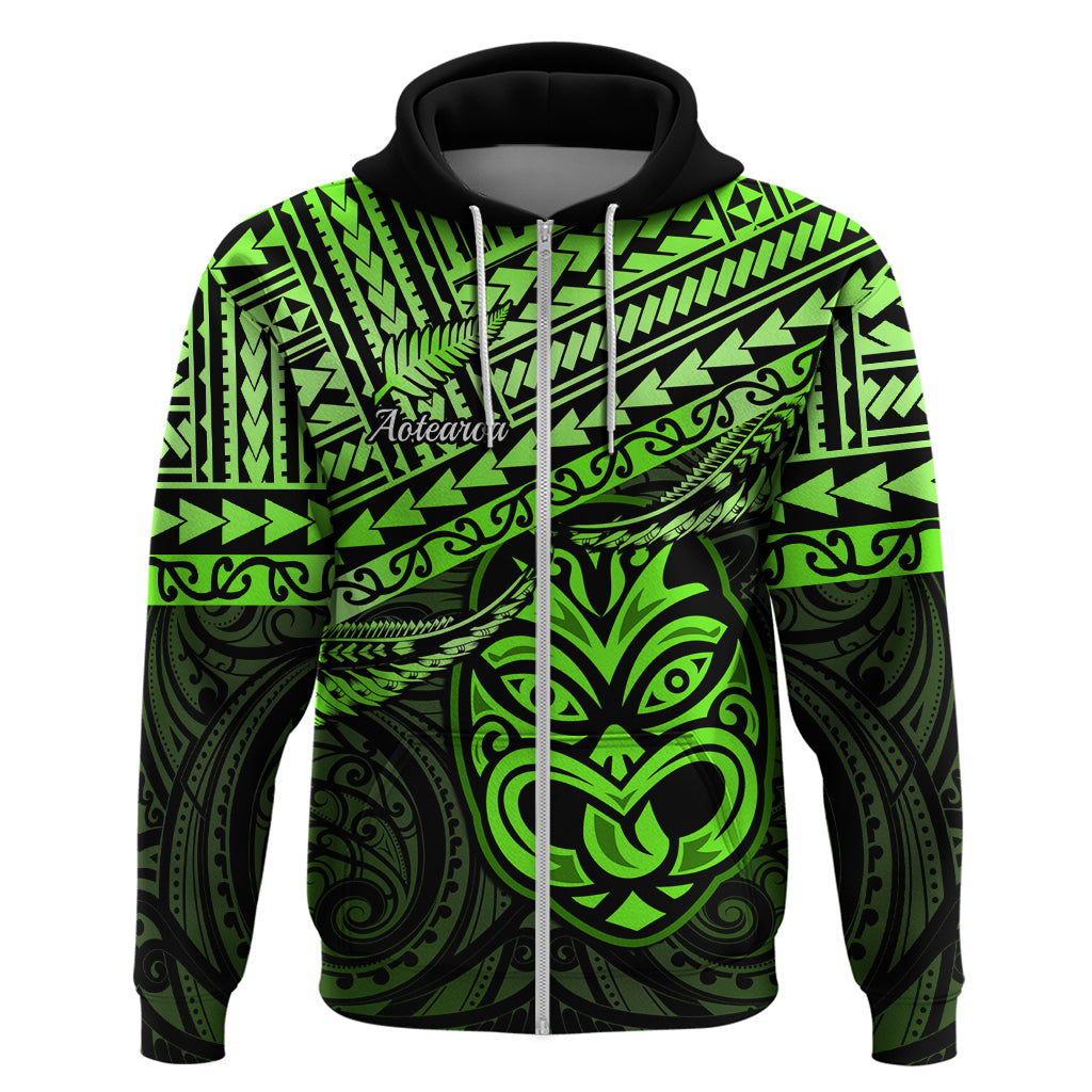 Matariki New Zealand Hoodie Maori New Year Tiki Green Version - Vibe Hoodie Shop