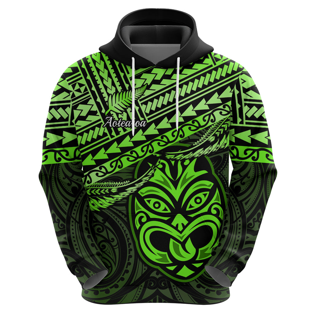 Matariki New Zealand Hoodie Maori New Year Tiki Green Version - Vibe Hoodie Shop