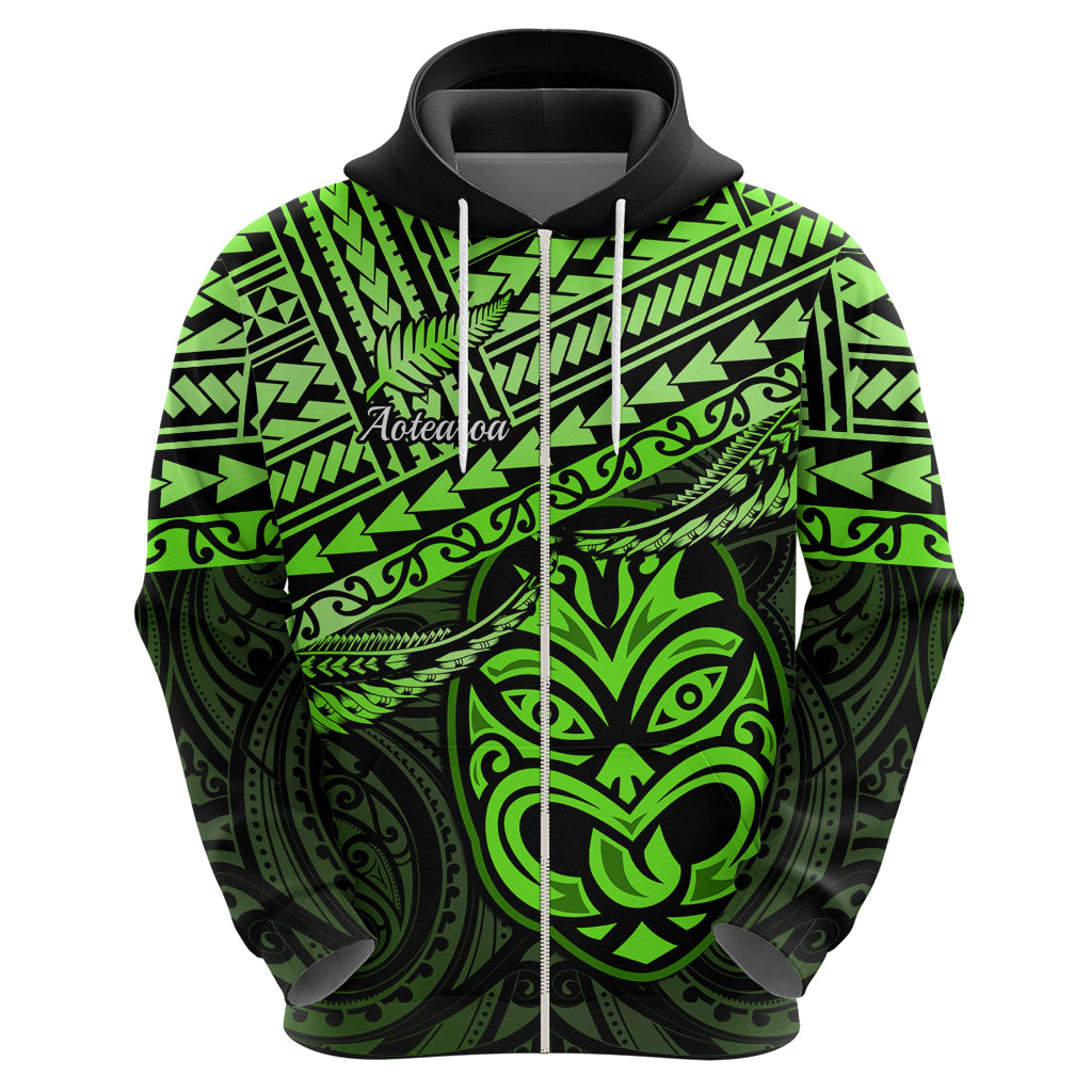 Matariki New Zealand Hoodie Maori New Year Tiki Green Version - Vibe Hoodie Shop