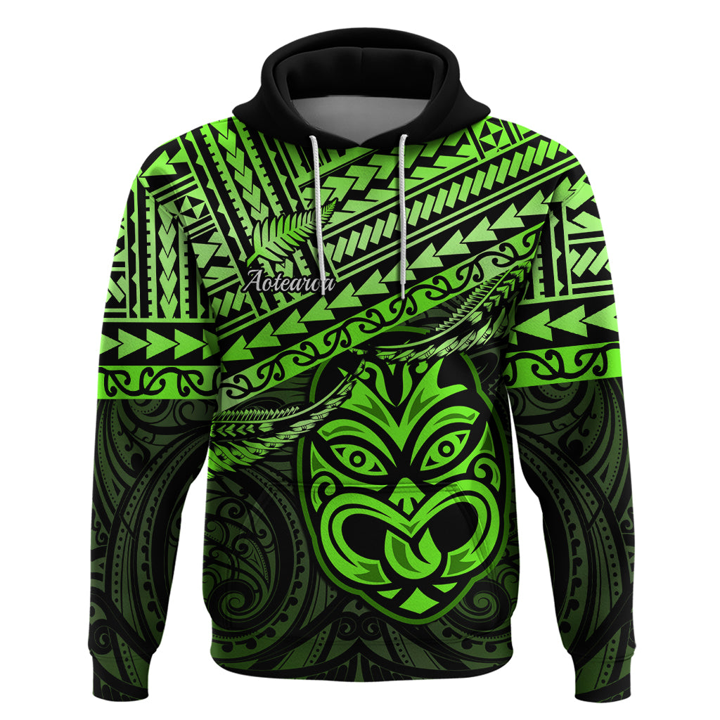 Personalised Matariki New Zealand Hoodie Maori New Year Tiki Green Version - Vibe Hoodie Shop