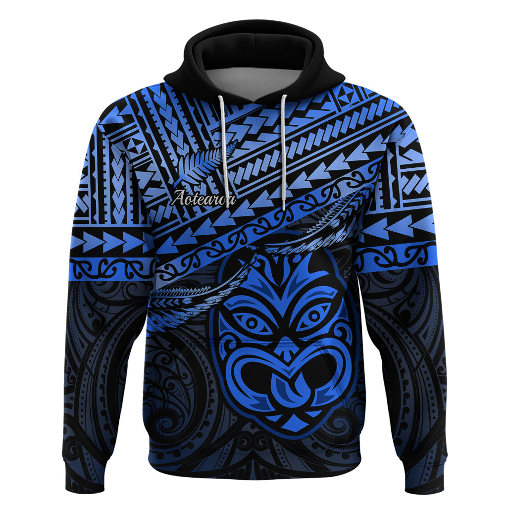 Matariki New Zealand Hoodie Maori New Year Tiki Blue Version - Vibe Hoodie Shop