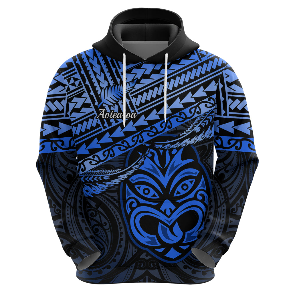 Matariki New Zealand Hoodie Maori New Year Tiki Blue Version - Vibe Hoodie Shop