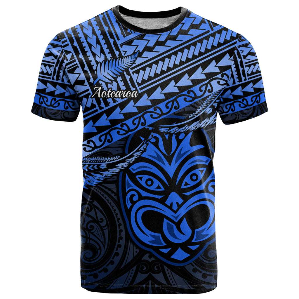 Matariki New Zealand T Shirt Maori New Year Tiki Blue Version - Vibe Hoodie Shop