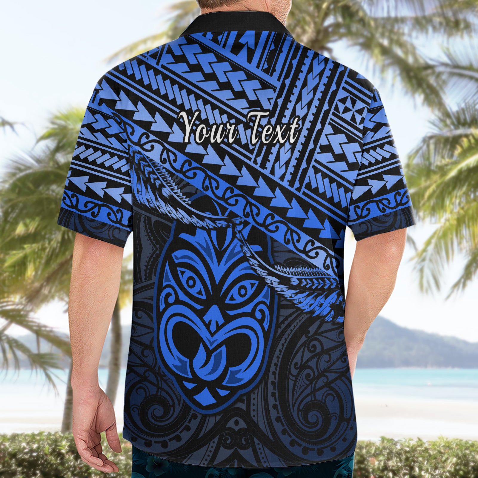 Personalised Matariki New Zealand Hawaiian Shirt Maori New Year Tiki Blue Version - Vibe Hoodie Shop