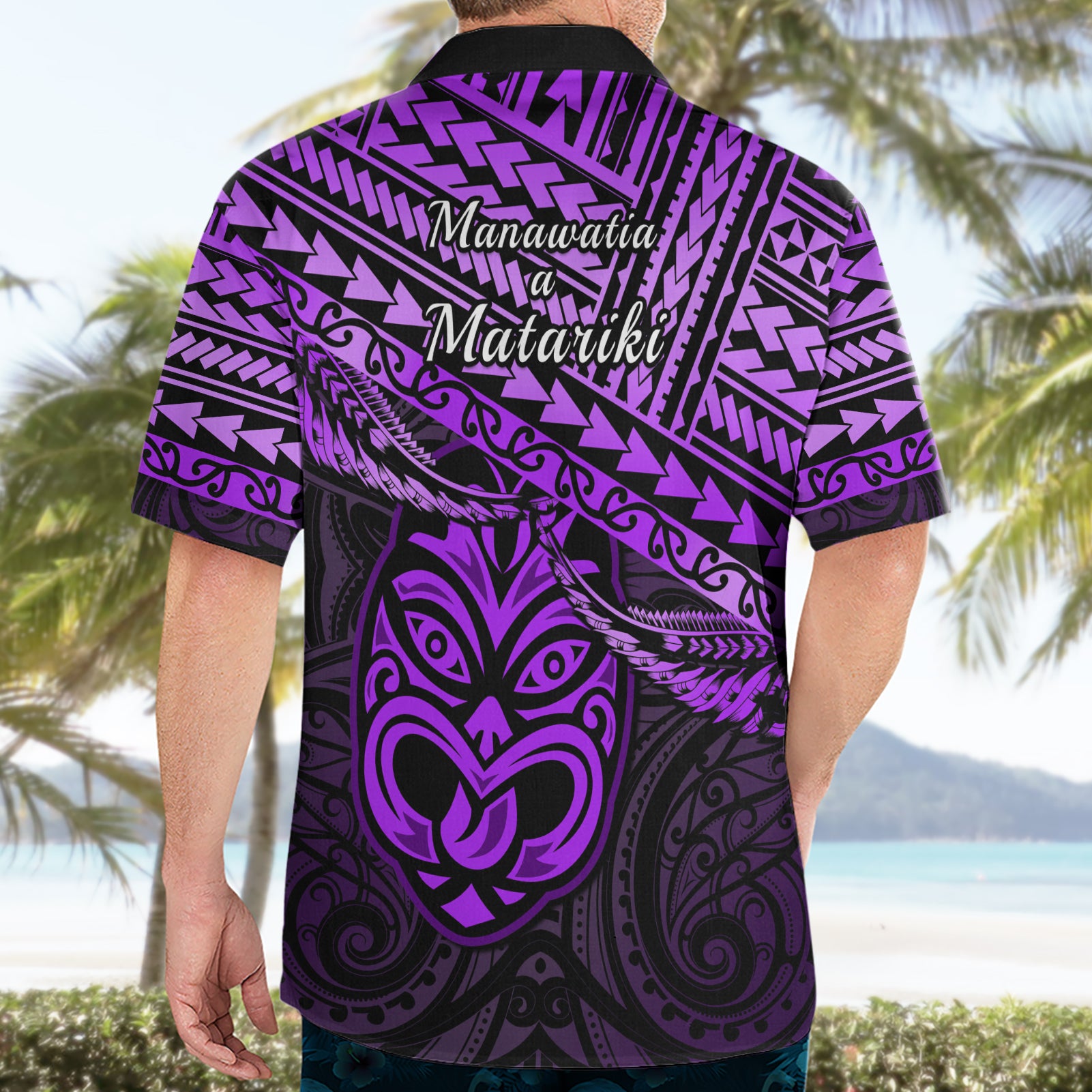 Matariki New Zealand Hawaiian Shirt Maori New Year Tiki Purple Version - Vibe Hoodie Shop
