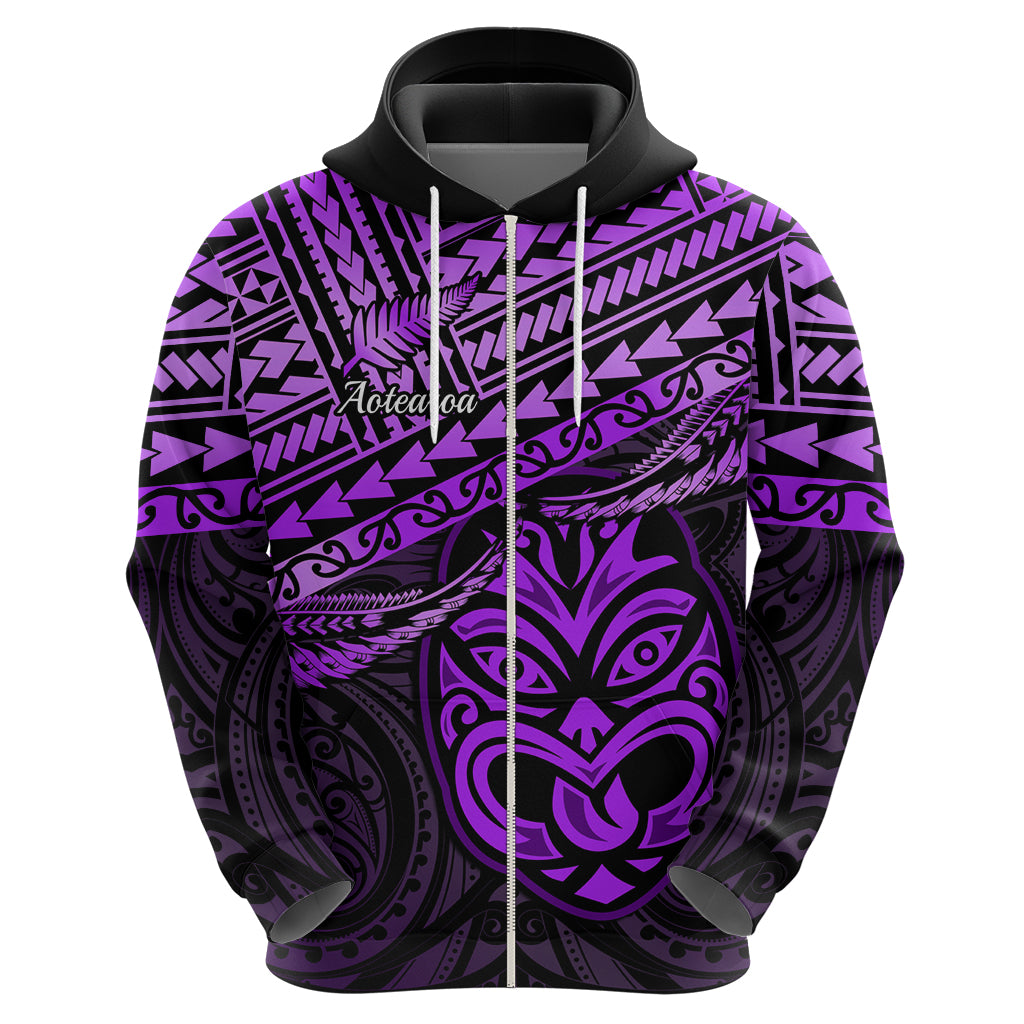 Matariki New Zealand Hoodie Maori New Year Tiki Purple Version - Vibe Hoodie Shop