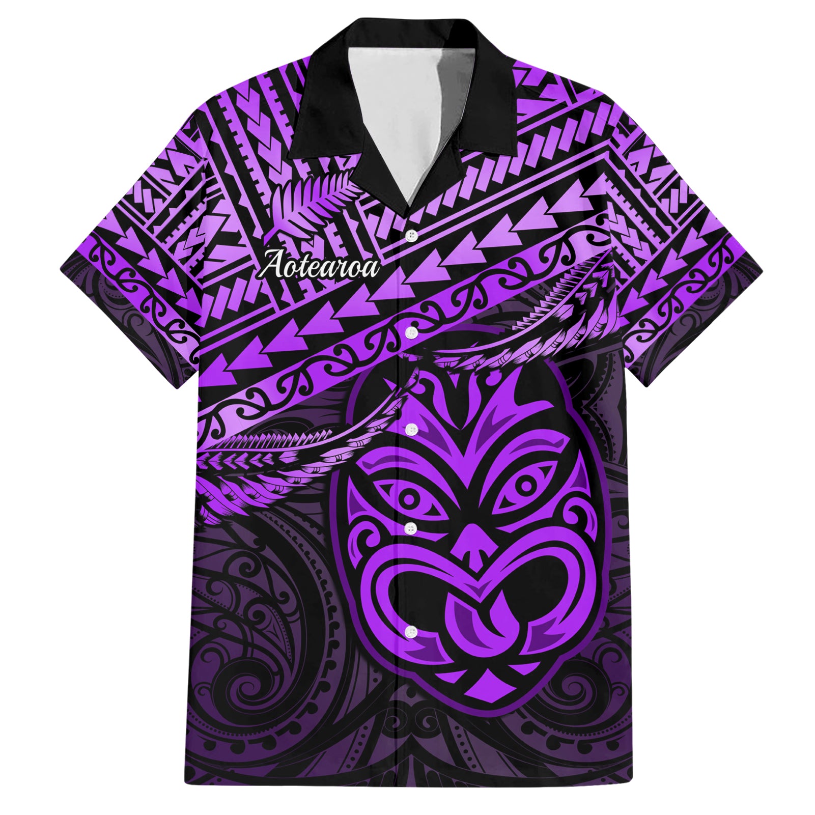 Personalised Matariki New Zealand Hawaiian Shirt Maori New Year Tiki Purple Version - Vibe Hoodie Shop