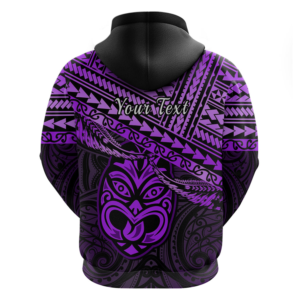 Personalised Matariki New Zealand Hoodie Maori New Year Tiki Purple Version - Vibe Hoodie Shop