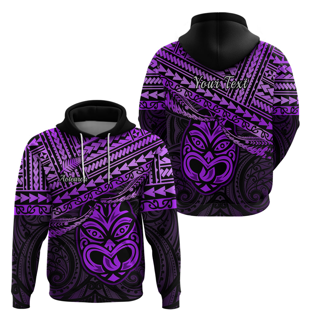 Personalised Matariki New Zealand Hoodie Maori New Year Tiki Purple Version - Vibe Hoodie Shop