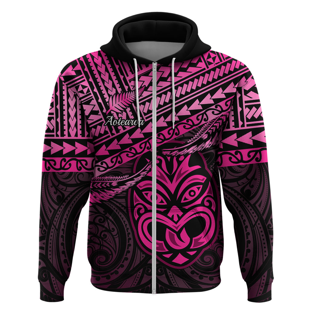 Matariki New Zealand Hoodie Maori New Year Tiki Pink Version - Vibe Hoodie Shop