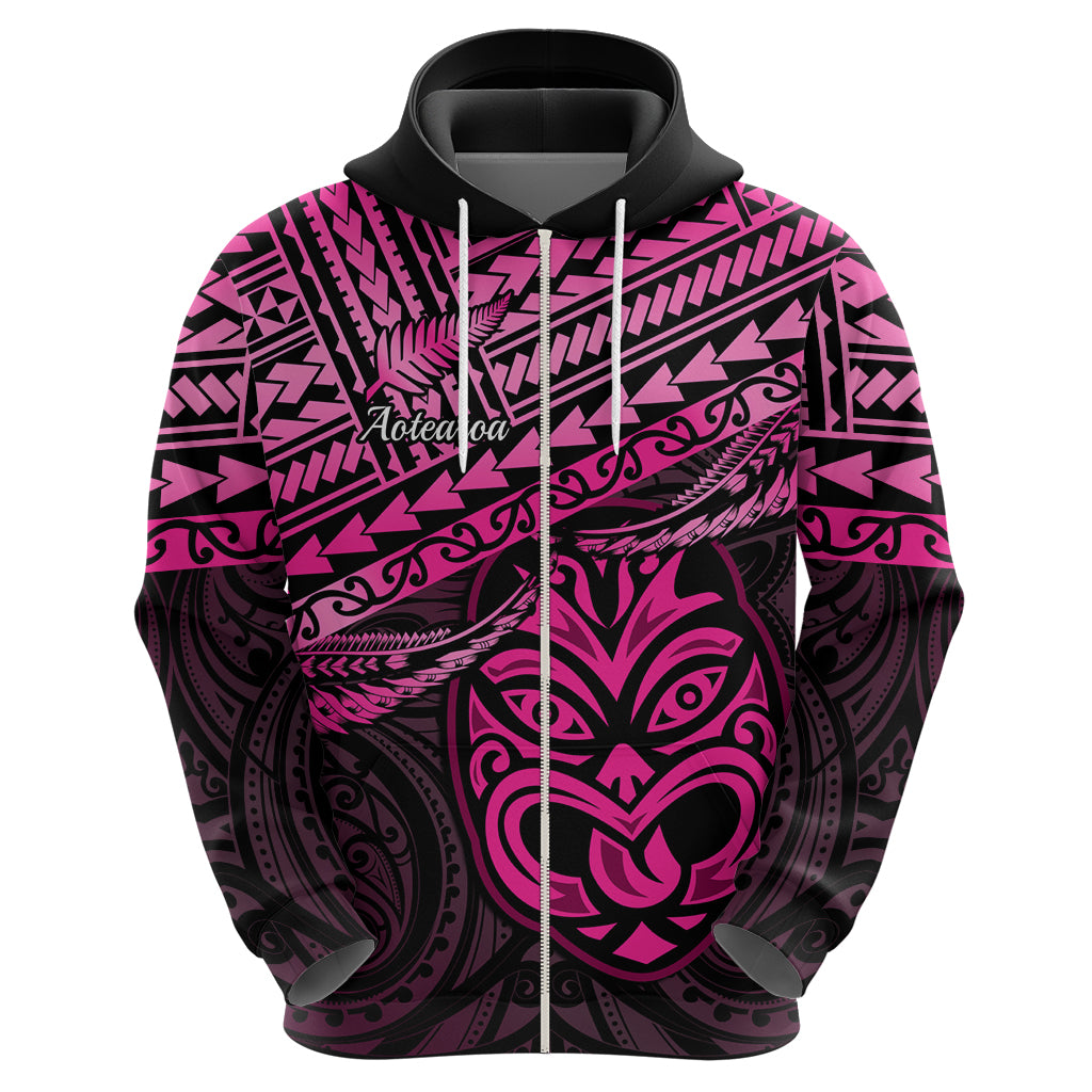 Matariki New Zealand Hoodie Maori New Year Tiki Pink Version - Vibe Hoodie Shop