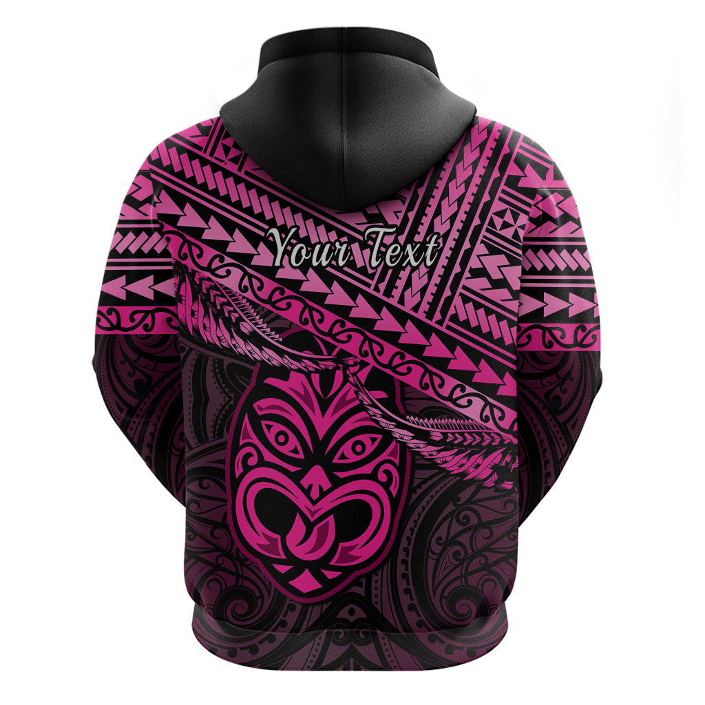 Personalised Matariki New Zealand Hoodie Maori New Year Tiki Pink Version - Vibe Hoodie Shop