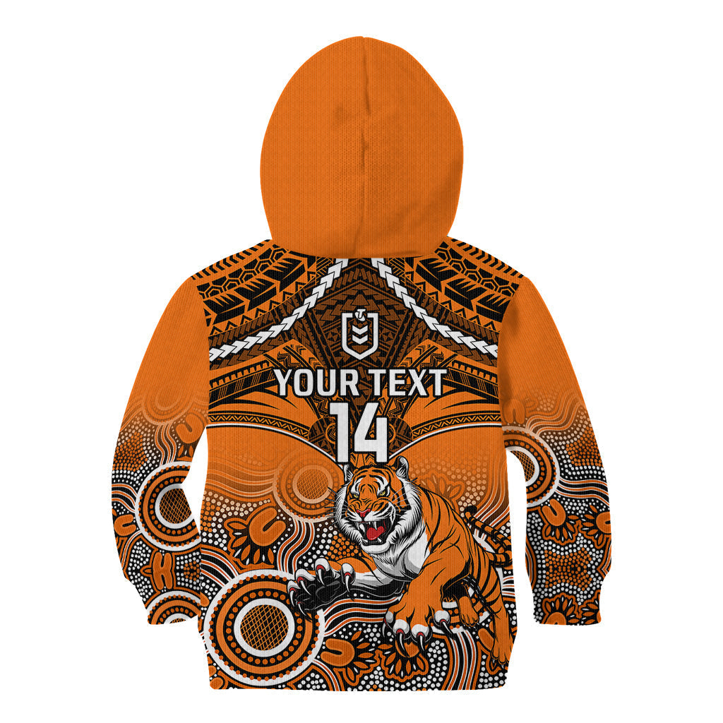 personalised-tigers-rugby-kid-hoodie-aboriginal-mix-polynesian-pattern