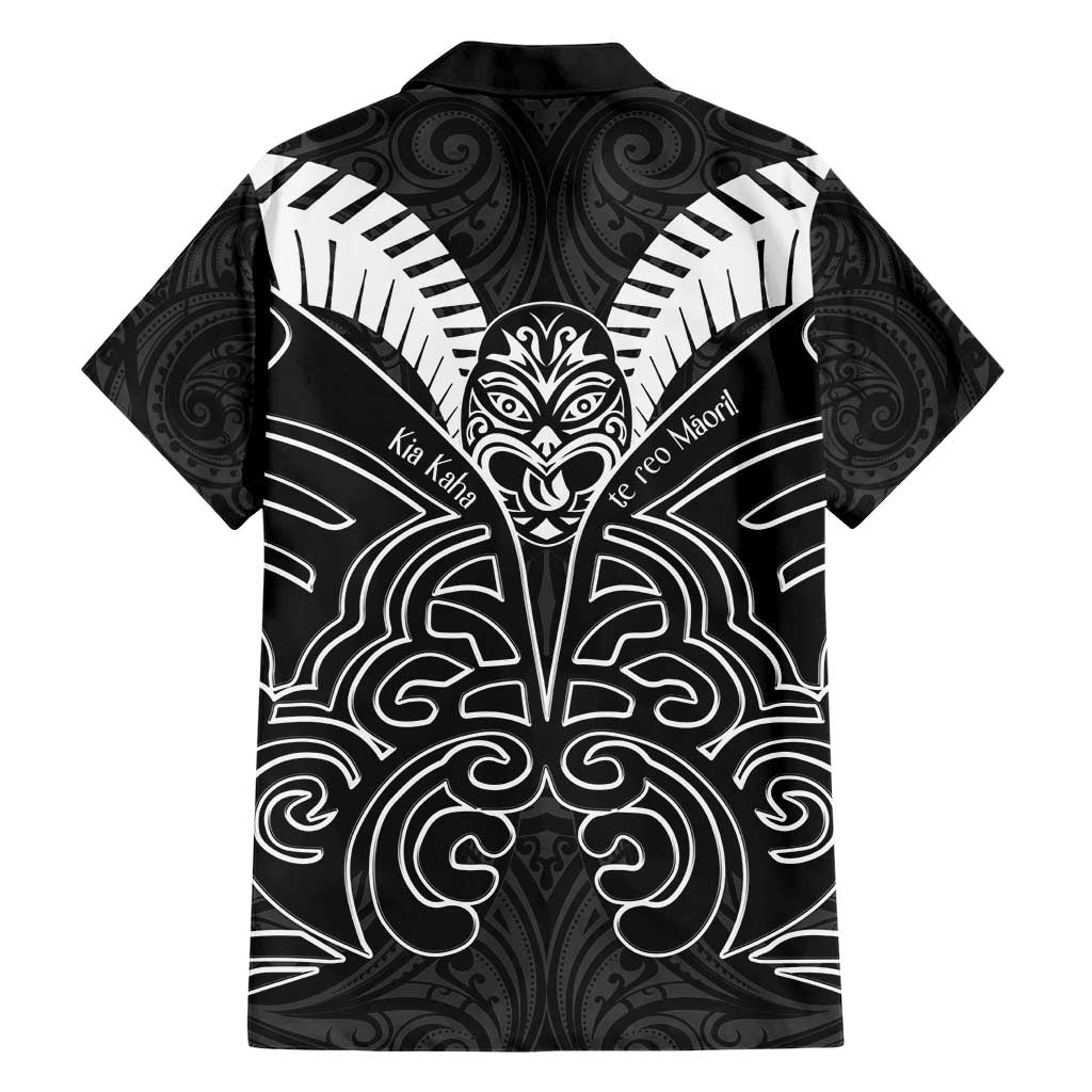 Kia Kaha Te Reo Maori Hawaiian Shirt Aotearoa Hei Tiki With Hongi - Vibe Hoodie Shop