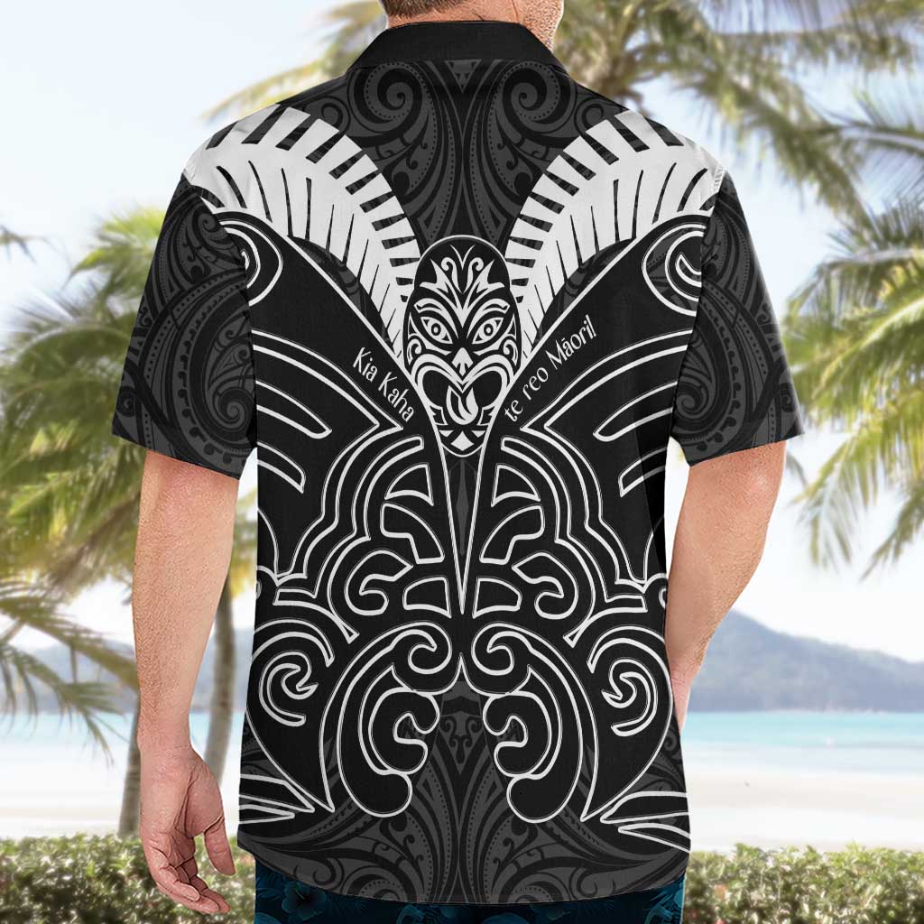 Kia Kaha Te Reo Maori Hawaiian Shirt Aotearoa Hei Tiki With Hongi - Vibe Hoodie Shop