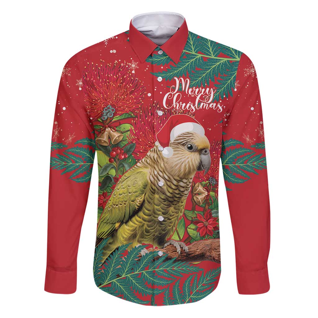 Personalised New Zealand Kakapo Christmas Family Matching Puletasi and Hawaiian Shirt Meri Kirihimete Silver Fern Mix Pohutukawa