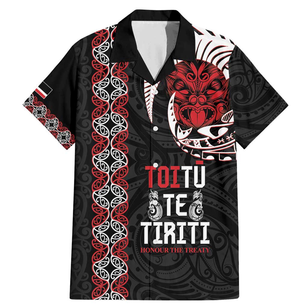 Aotearoa Toitu Te Tiriti Family Matching Mermaid Dress and Hawaiian Shirt Honour The Treaty Maori Haka