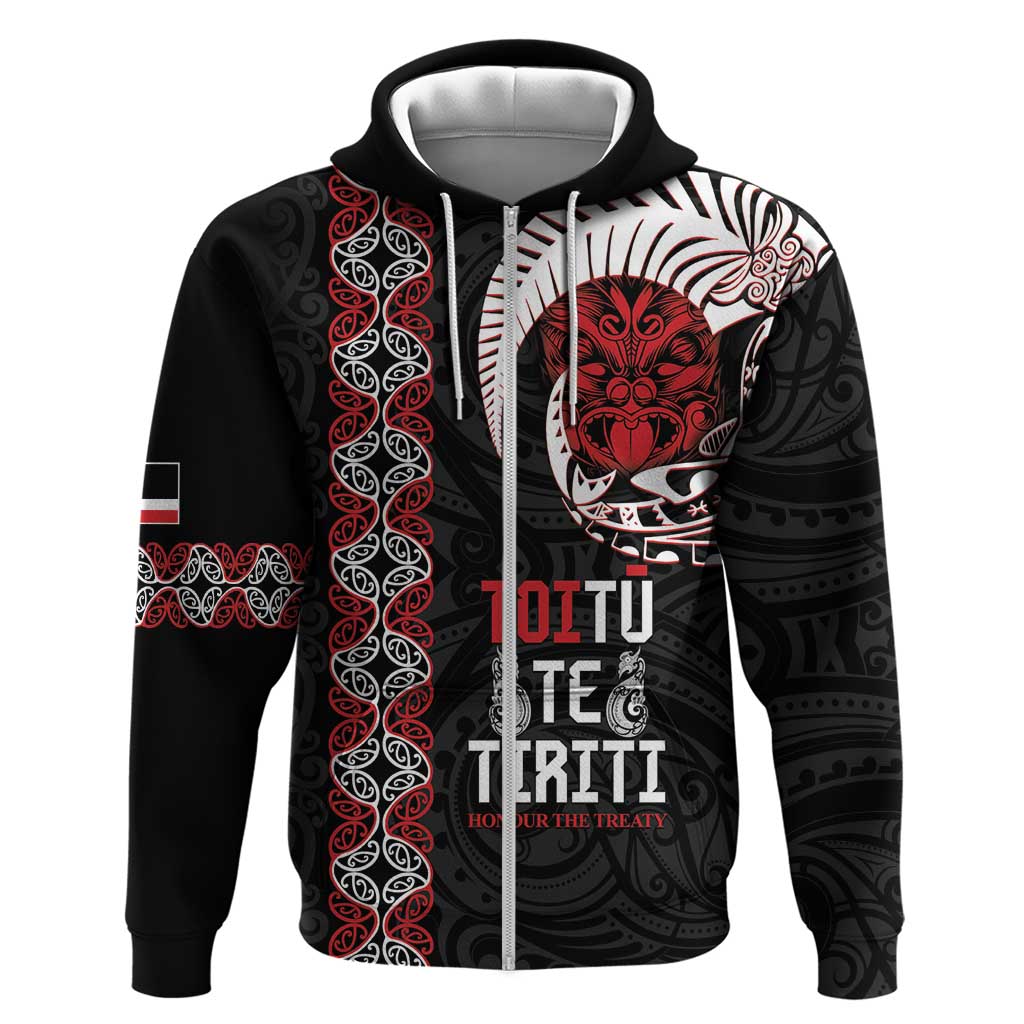 Aotearoa Toitu Te Tiriti Hoodie Honour The Treaty Maori Haka - Vibe Hoodie Shop