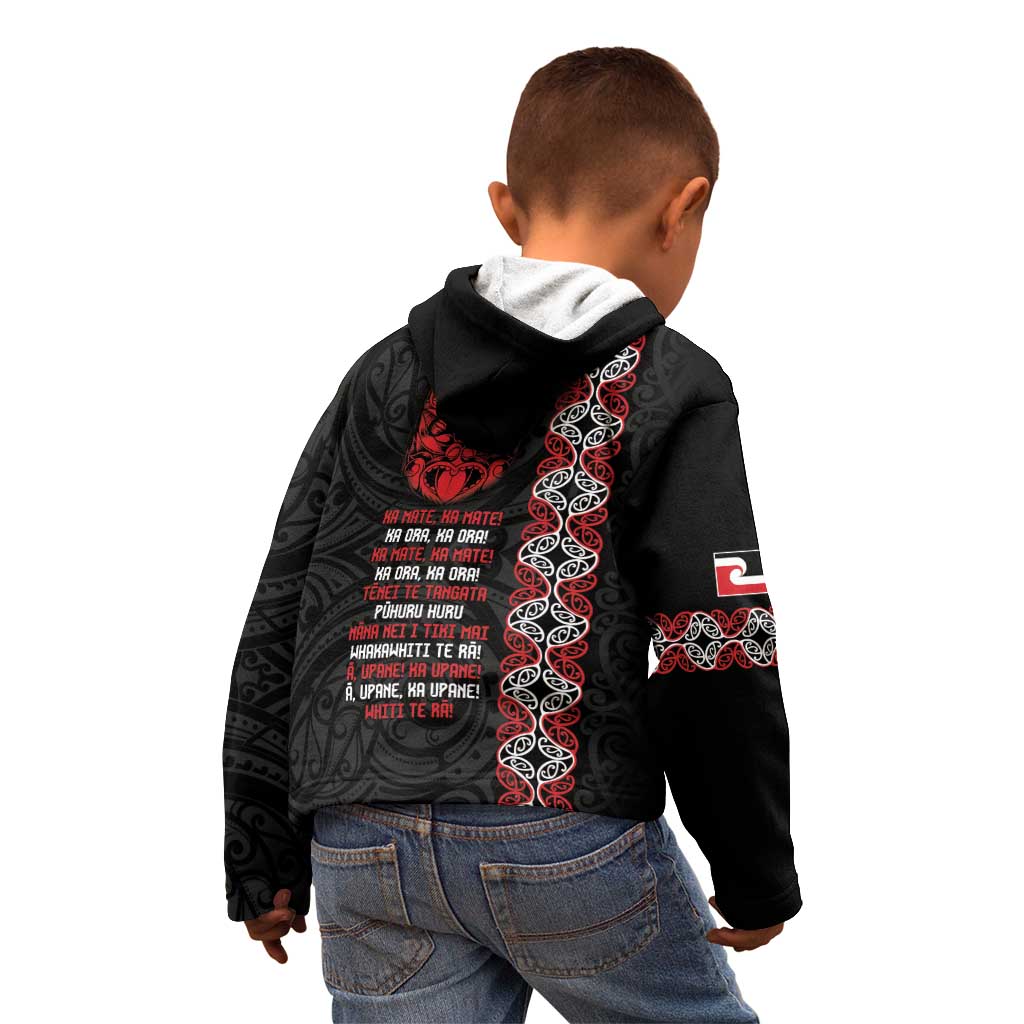 Aotearoa Toitu Te Tiriti Kid Hoodie Honour The Treaty Maori Haka - Vibe Hoodie Shop
