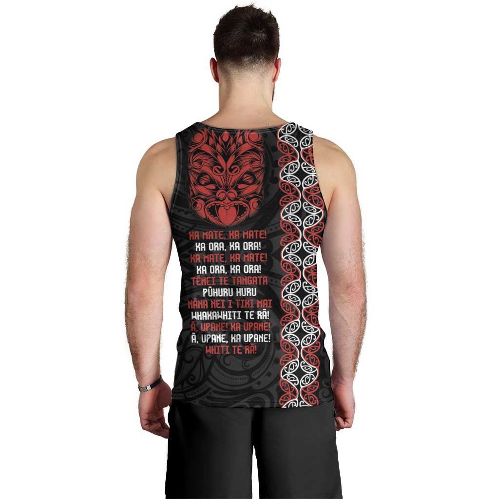 Aotearoa Toitu Te Tiriti Men Tank Top Honour The Treaty Maori Haka - Vibe Hoodie Shop