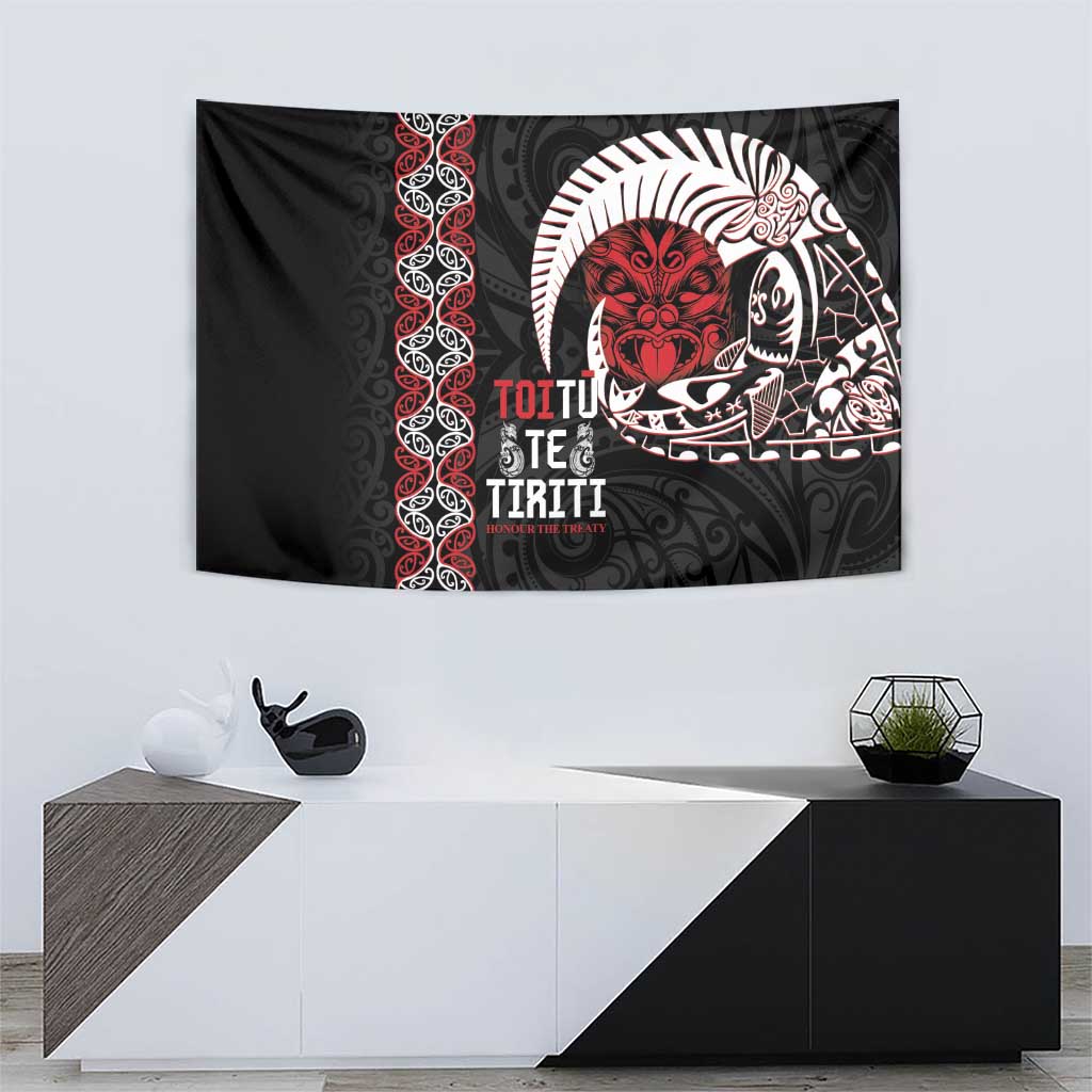 Aotearoa Toitu Te Tiriti Tapestry Honour The Treaty Maori Haka - Vibe Hoodie Shop