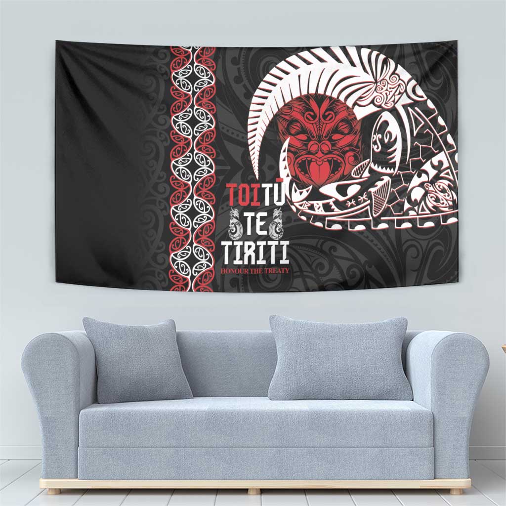 Aotearoa Toitu Te Tiriti Tapestry Honour The Treaty Maori Haka - Vibe Hoodie Shop