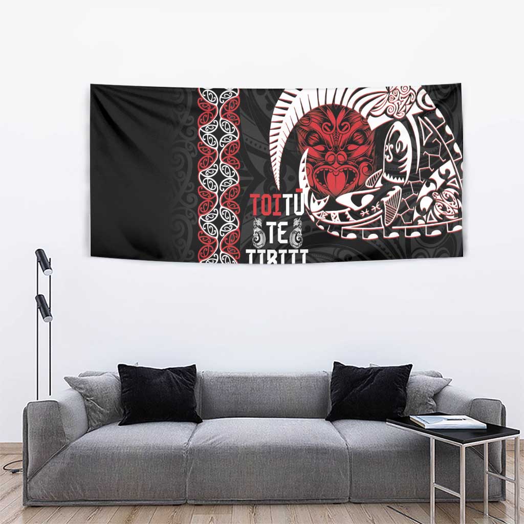 Aotearoa Toitu Te Tiriti Tapestry Honour The Treaty Maori Haka - Vibe Hoodie Shop