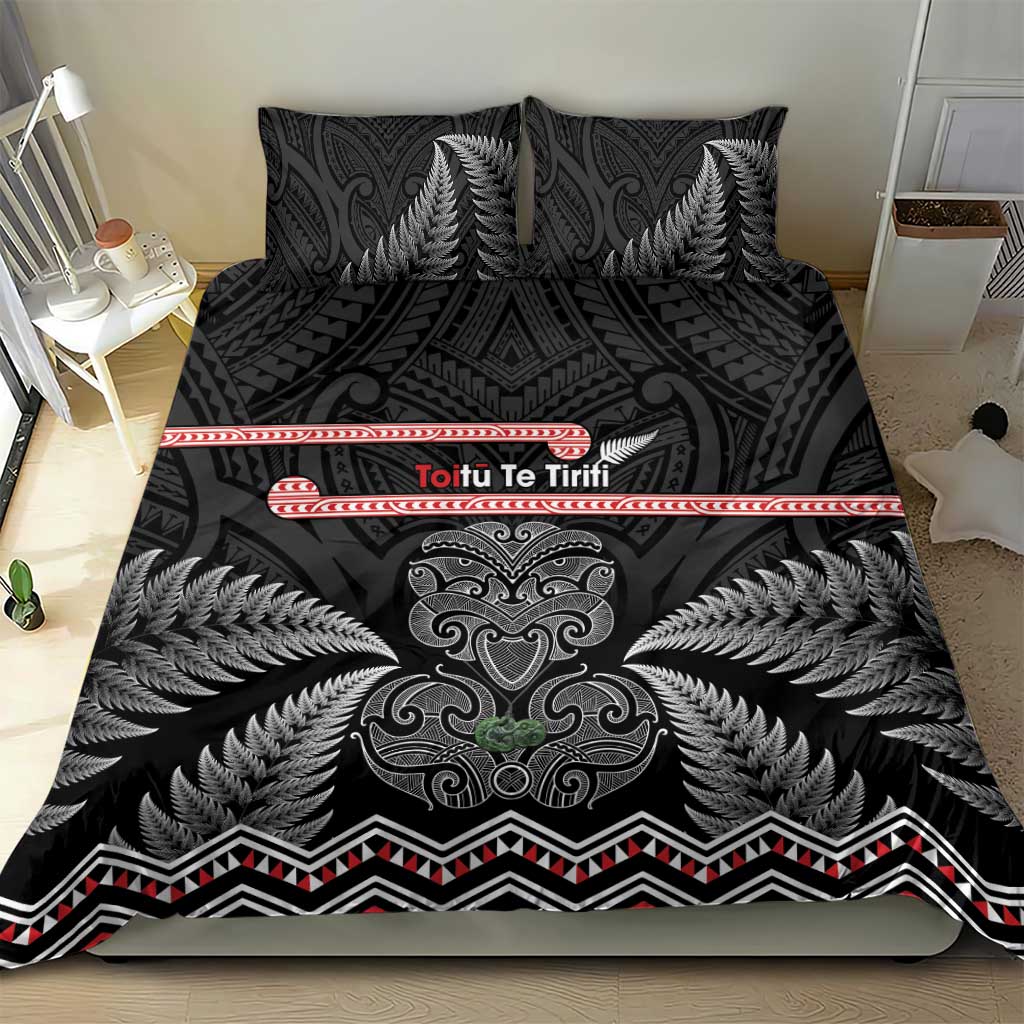Aotearoa Toitu Te Tiriti Bedding Set Stand Together! Stand Stronger! - NZ Tiki - Vibe Hoodie Shop