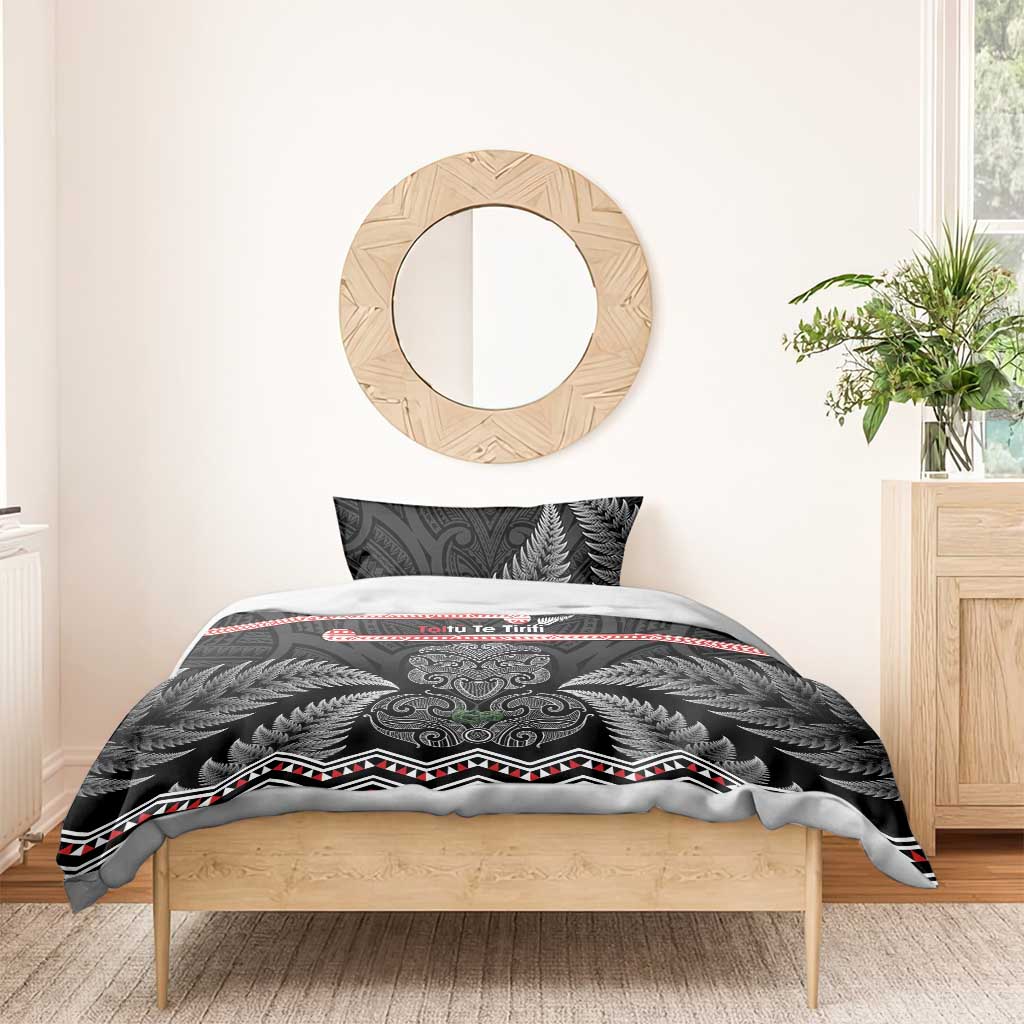 Aotearoa Toitu Te Tiriti Bedding Set Stand Together! Stand Stronger! - NZ Tiki - Vibe Hoodie Shop