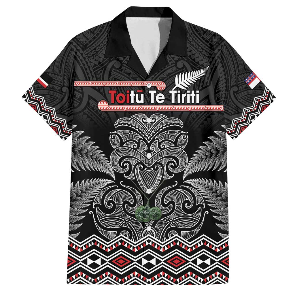 Aotearoa Toitu Te Tiriti Family Matching Long Sleeve Bodycon Dress and Hawaiian Shirt Stand Together! Stand Stronger! - NZ Tiki