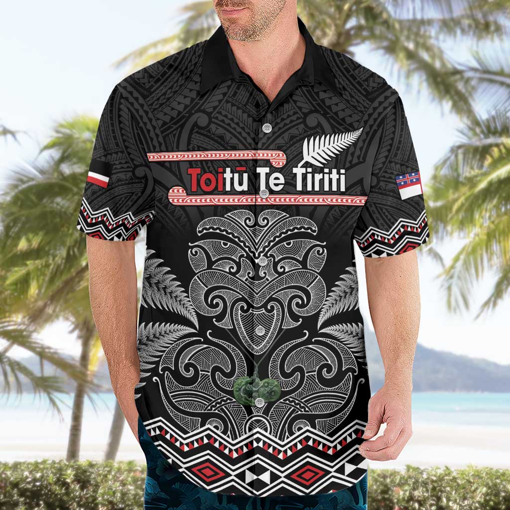 Aotearoa Toitu Te Tiriti Hawaiian Shirt Stand Together! Stand Stronger! - NZ Tiki - Vibe Hoodie Shop