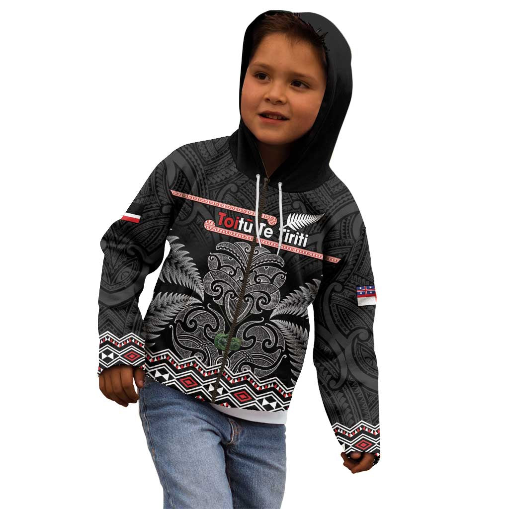 Aotearoa Toitu Te Tiriti Kid Hoodie Stand Together! Stand Stronger! - NZ Tiki - Vibe Hoodie Shop