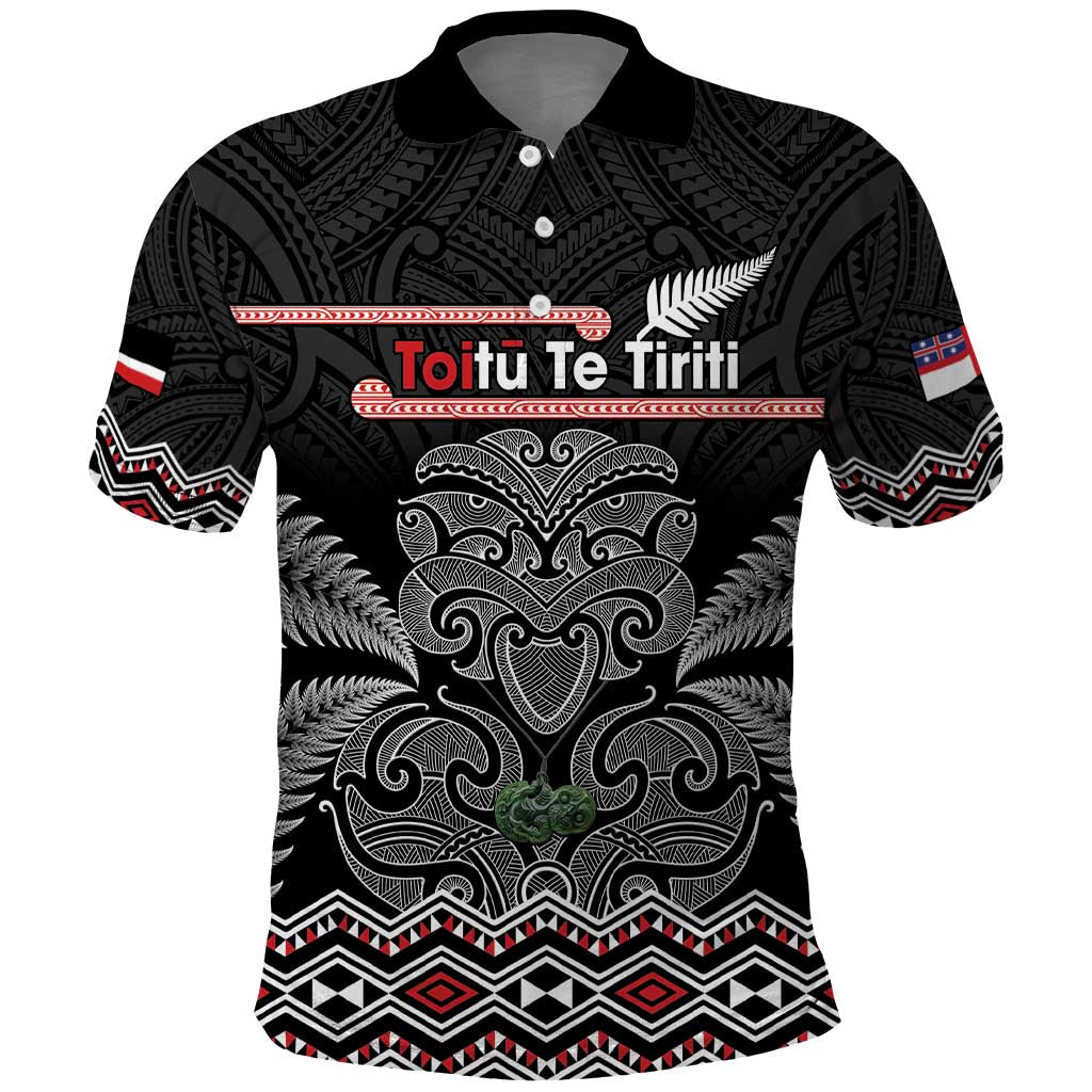 Aotearoa Toitu Te Tiriti Polo Shirt Stand Together! Stand Stronger! - NZ Tiki - Vibe Hoodie Shop