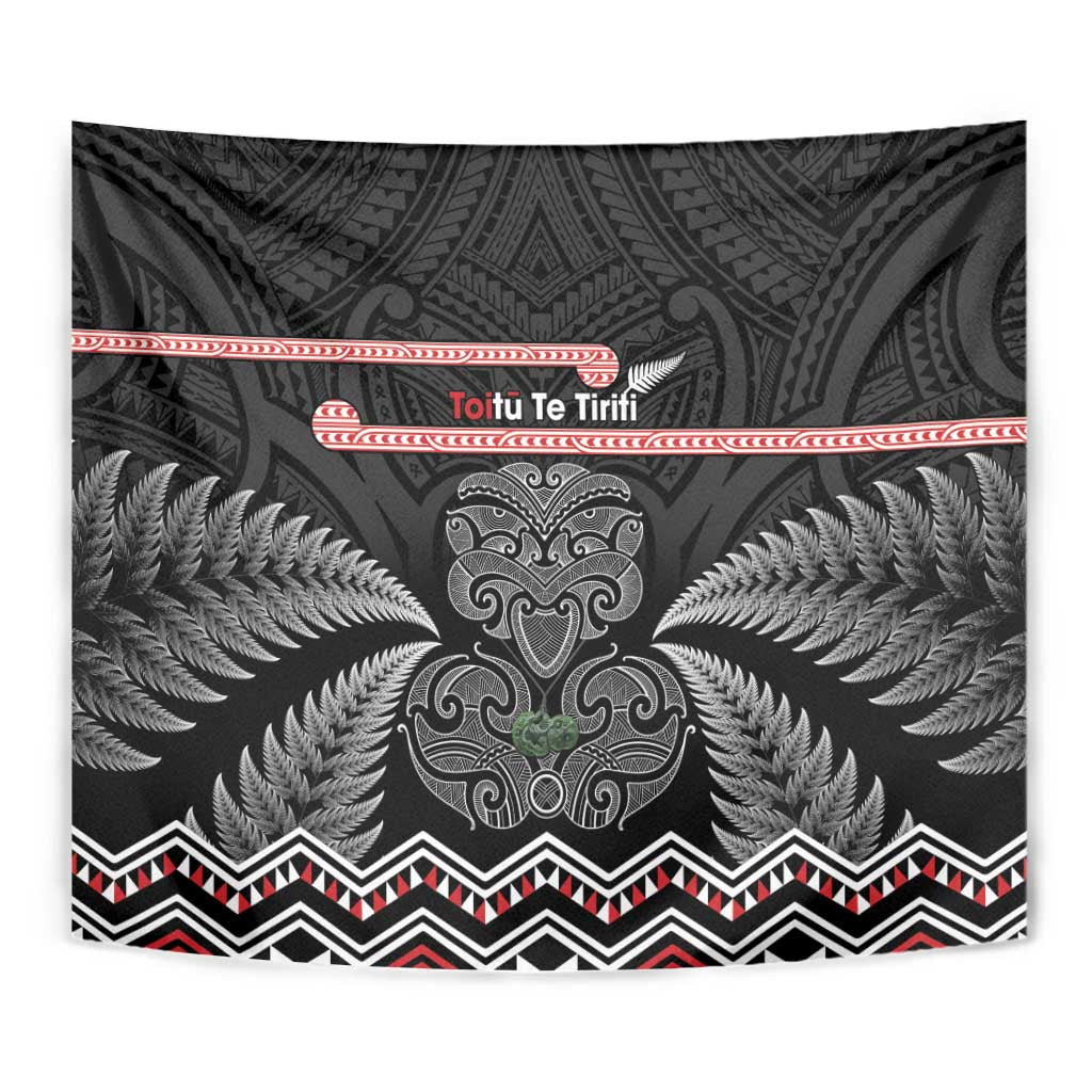 Aotearoa Toitu Te Tiriti Tapestry Stand Together! Stand Stronger! - NZ Tiki - Vibe Hoodie Shop