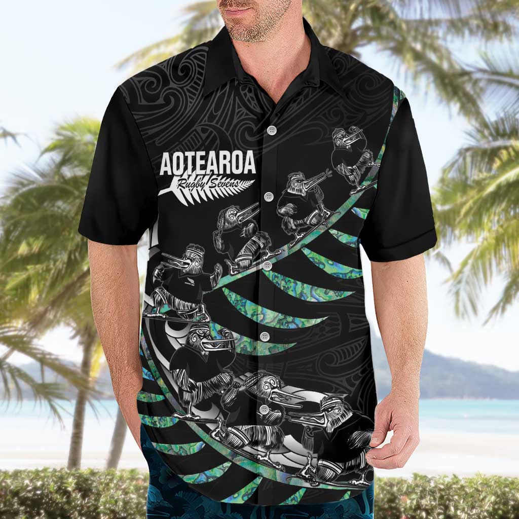 Custom New Zealand Silver Fern Rugby Hawaiian Shirt Aotearoa Kiwi Maori Pattern - Vibe Hoodie Shop