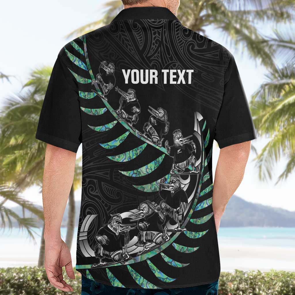 Custom New Zealand Silver Fern Rugby Hawaiian Shirt Aotearoa Kiwi Maori Pattern - Vibe Hoodie Shop