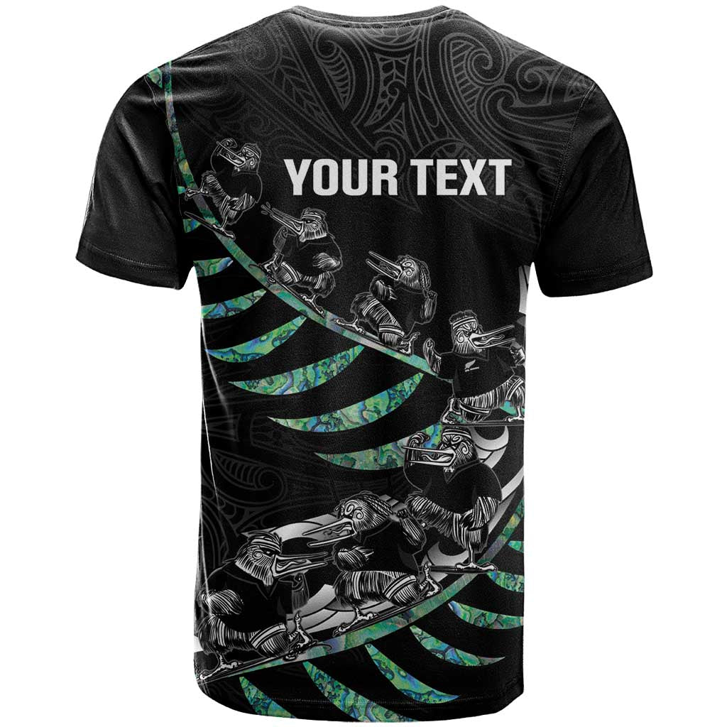 Custom New Zealand Silver Fern Rugby T Shirt Aotearoa Kiwi Maori Pattern - Vibe Hoodie Shop