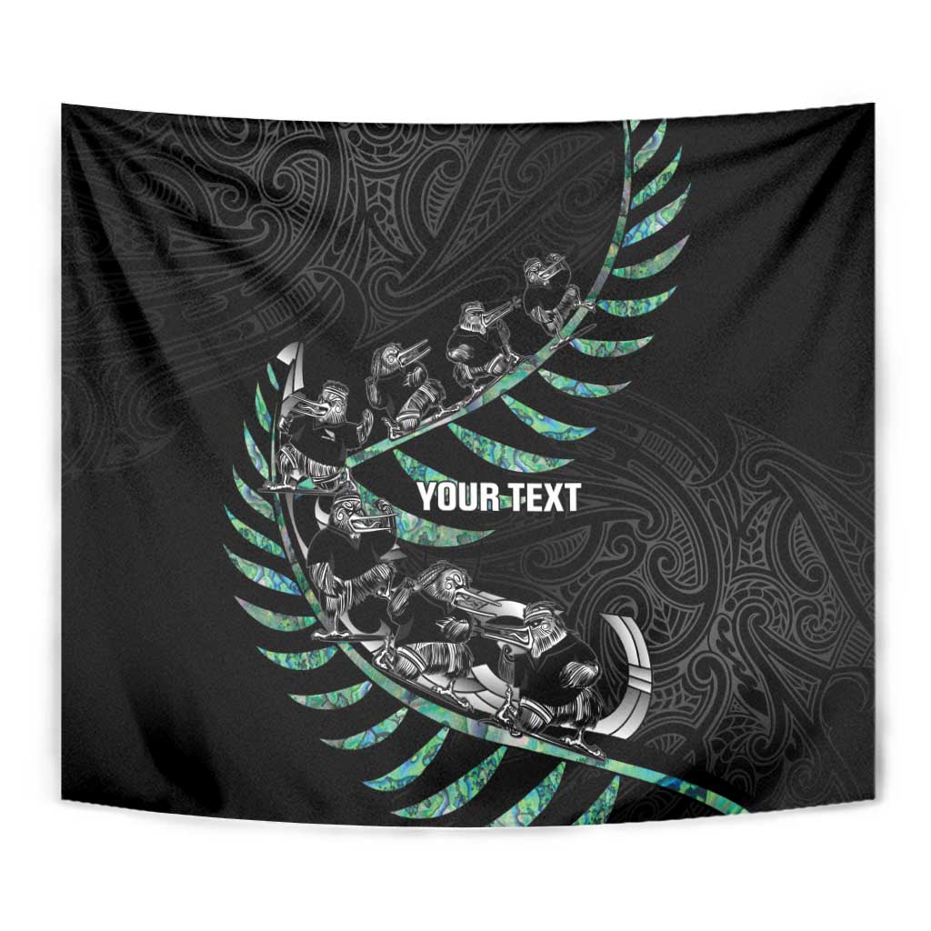 Custom New Zealand Silver Fern Rugby Tapestry Aotearoa Kiwi Maori Pattern - Vibe Hoodie Shop