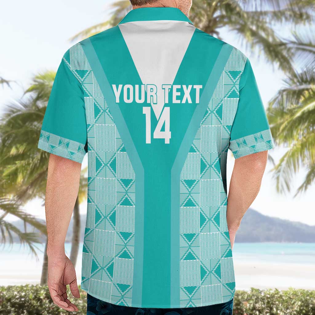 Custom South Africa Rugby Hawaiian Shirt Go Champions Springboks - Teal Version - Vibe Hoodie Shop