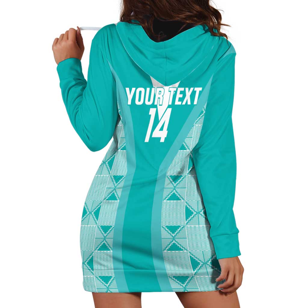 Custom South Africa Rugby Hoodie Dress Go Champions Springboks - Teal Version - Vibe Hoodie Shop