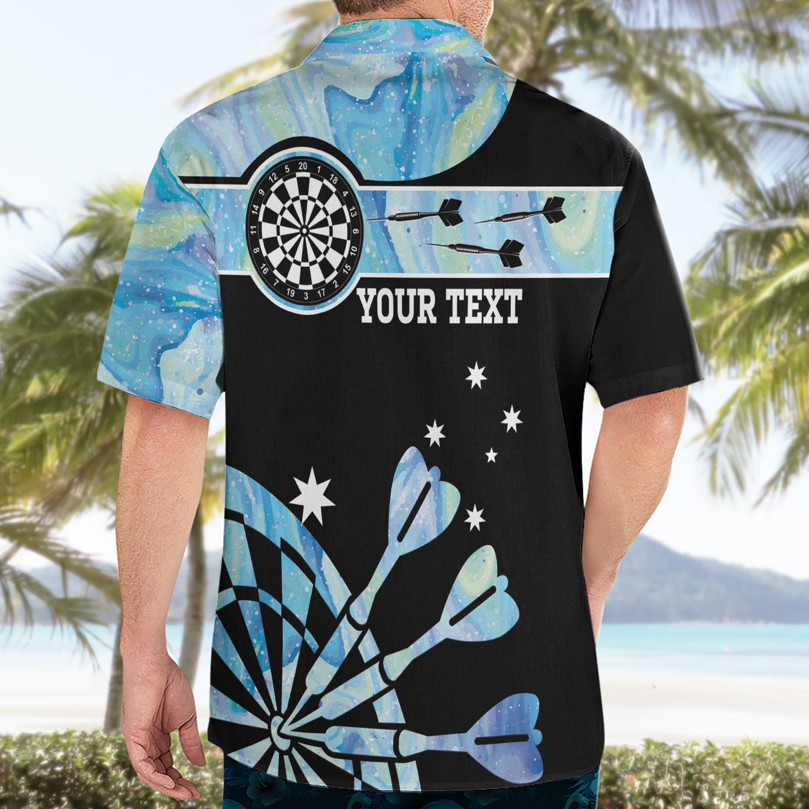 Personalised Australia Darts Opal Vibes Hawaiian Shirt - Vibe Hoodie Shop