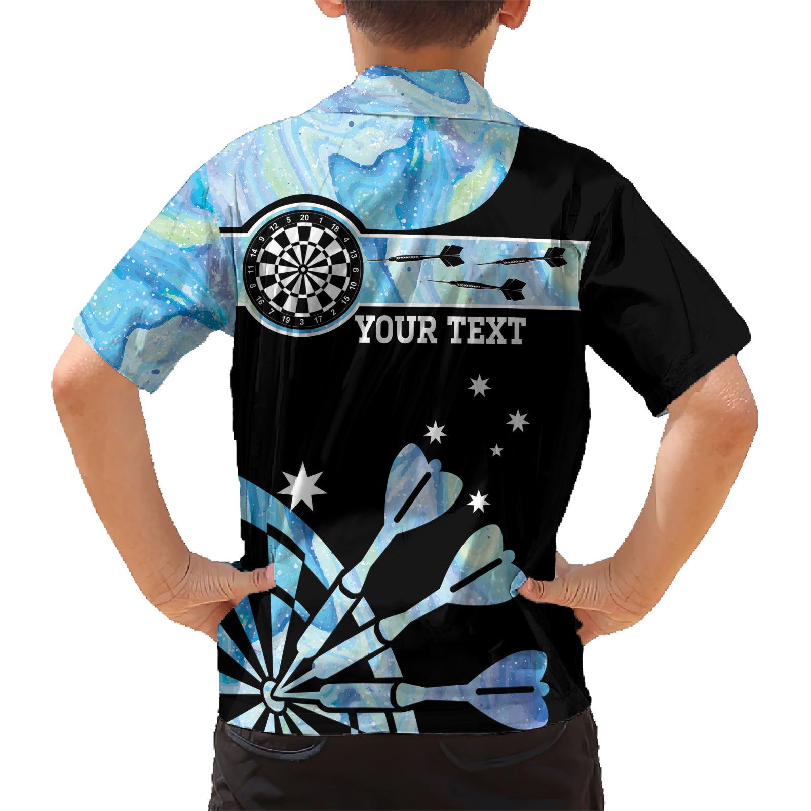 Personalised Australia Darts Opal Vibes Hawaiian Shirt - Vibe Hoodie Shop