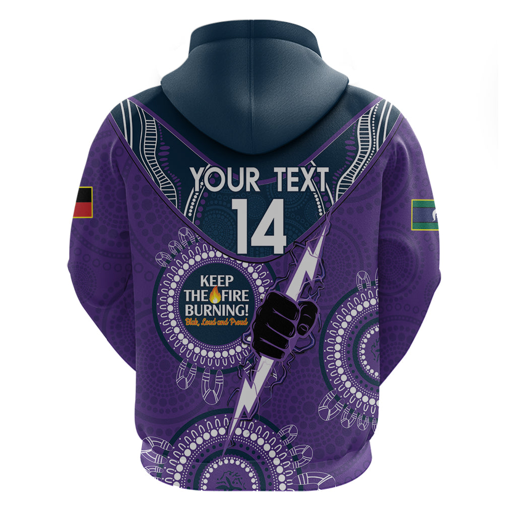 Custom NRL Storm NAIDOC Week Hoodie Keep The Fire Burning Indigenous Art - Vibe Hoodie Shop
