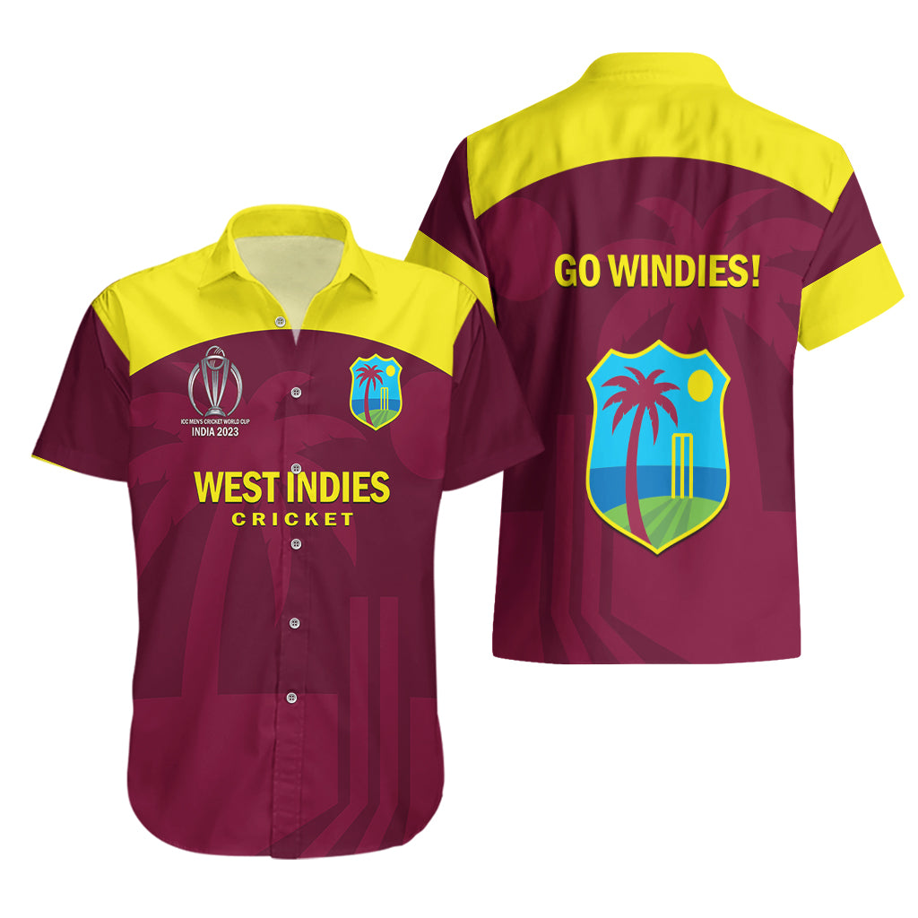 West Indies Cricket Hawaiian Shirt Go Windies Dynamic Version 2023 - Vibe Hoodie Shop