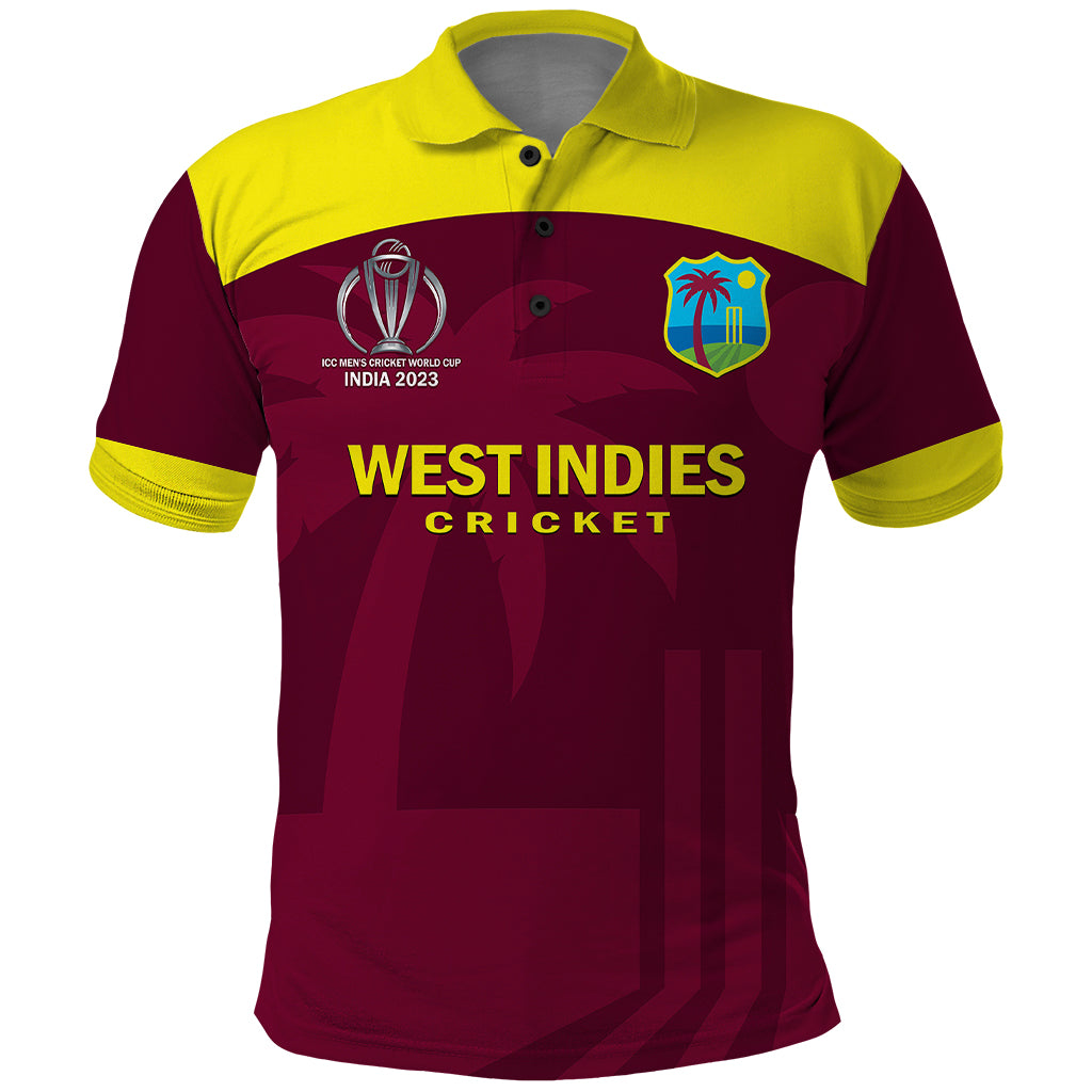 West Indies Cricket Polo Shirt Go Windies Dynamic Version 2023 - Vibe Hoodie Shop