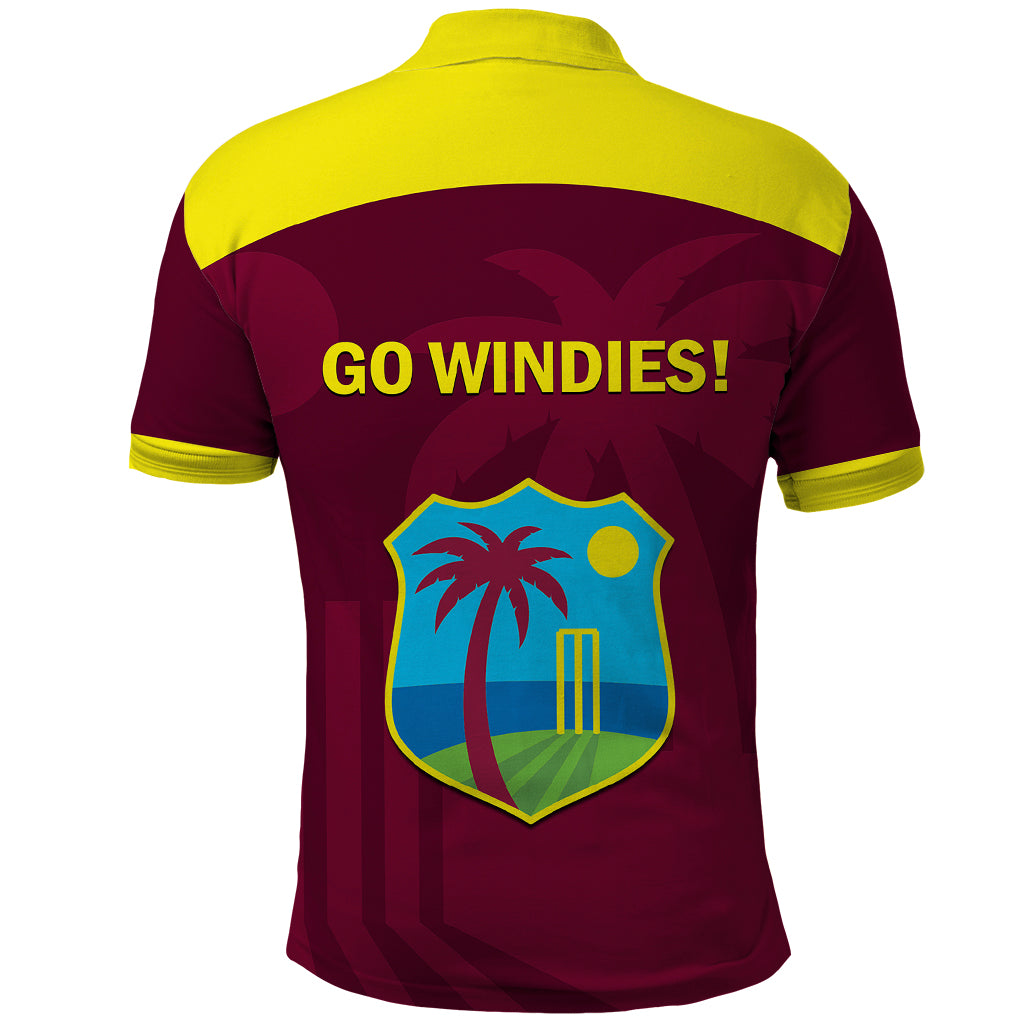 West Indies Cricket Polo Shirt Go Windies Dynamic Version 2023 - Vibe Hoodie Shop