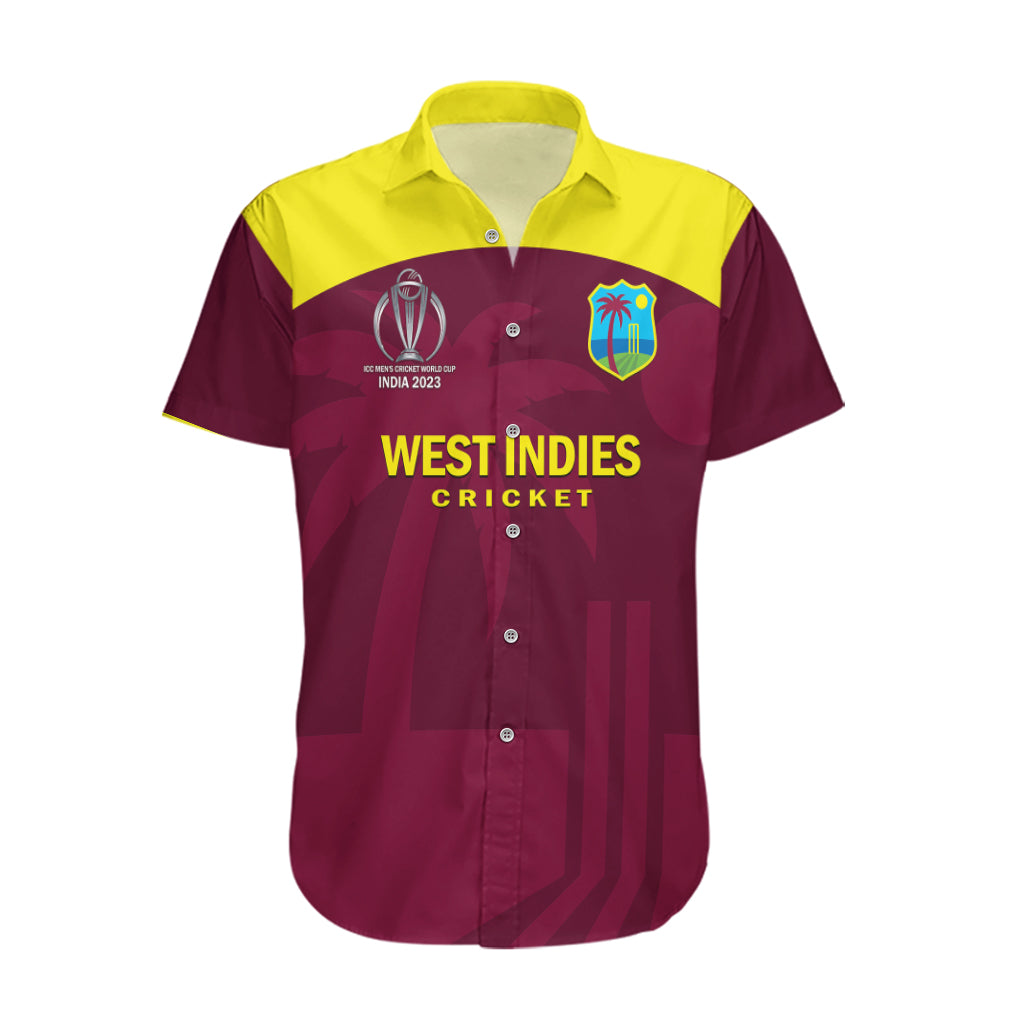 Personalised West Indies Cricket Hawaiian Shirt Go Windies Dynamic Version 2023 - Vibe Hoodie Shop