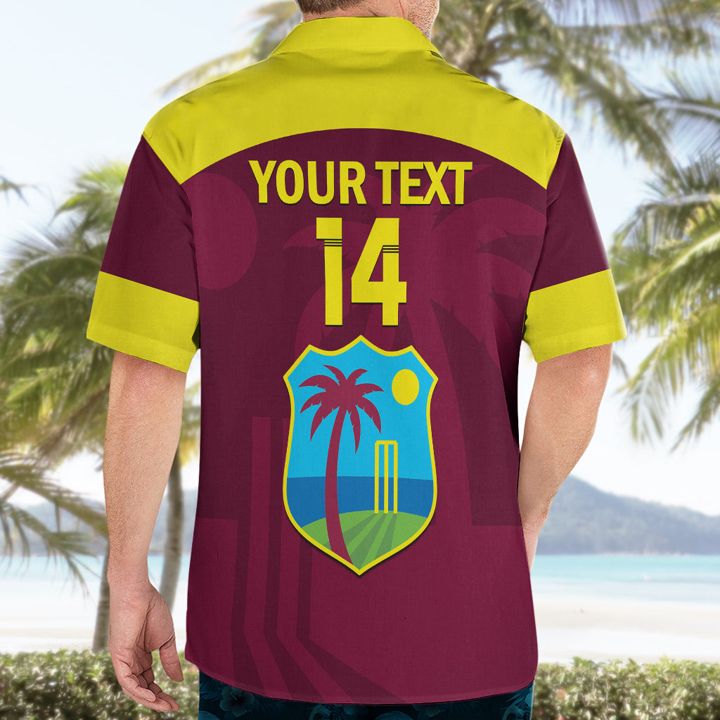 Personalised West Indies Cricket Hawaiian Shirt Go Windies Dynamic Version 2023 - Vibe Hoodie Shop