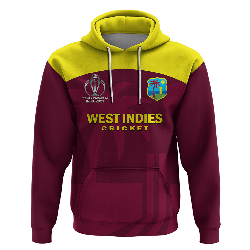 Personalised West Indies Cricket Hoodie Go Windies Dynamic Version 2023 - Vibe Hoodie Shop