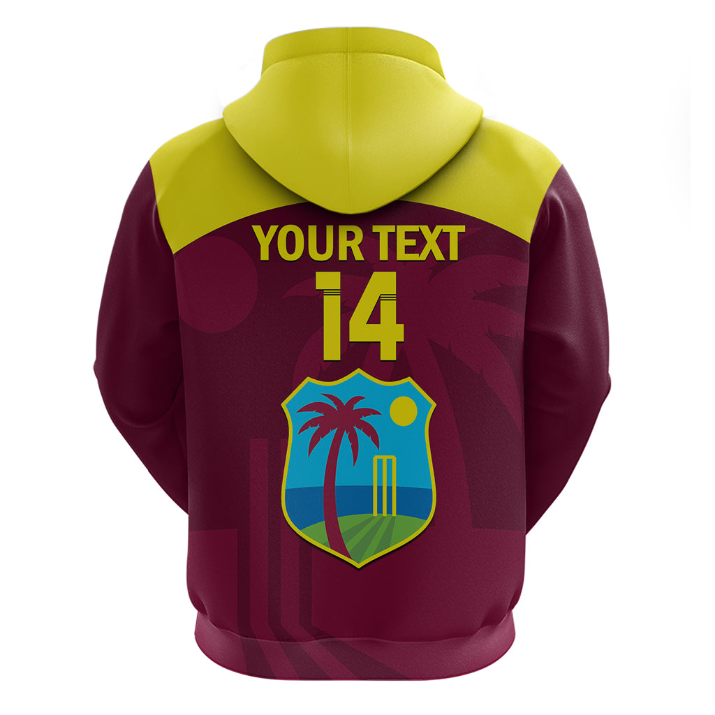 Personalised West Indies Cricket Hoodie Go Windies Dynamic Version 2023 - Vibe Hoodie Shop